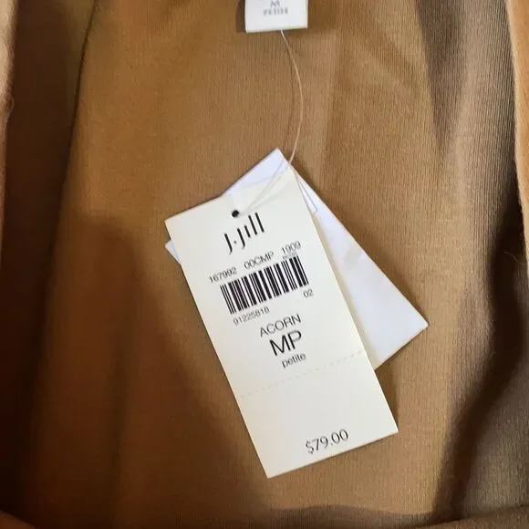 J. Jill Brown Button Front Skirt - Picture 4 of 5